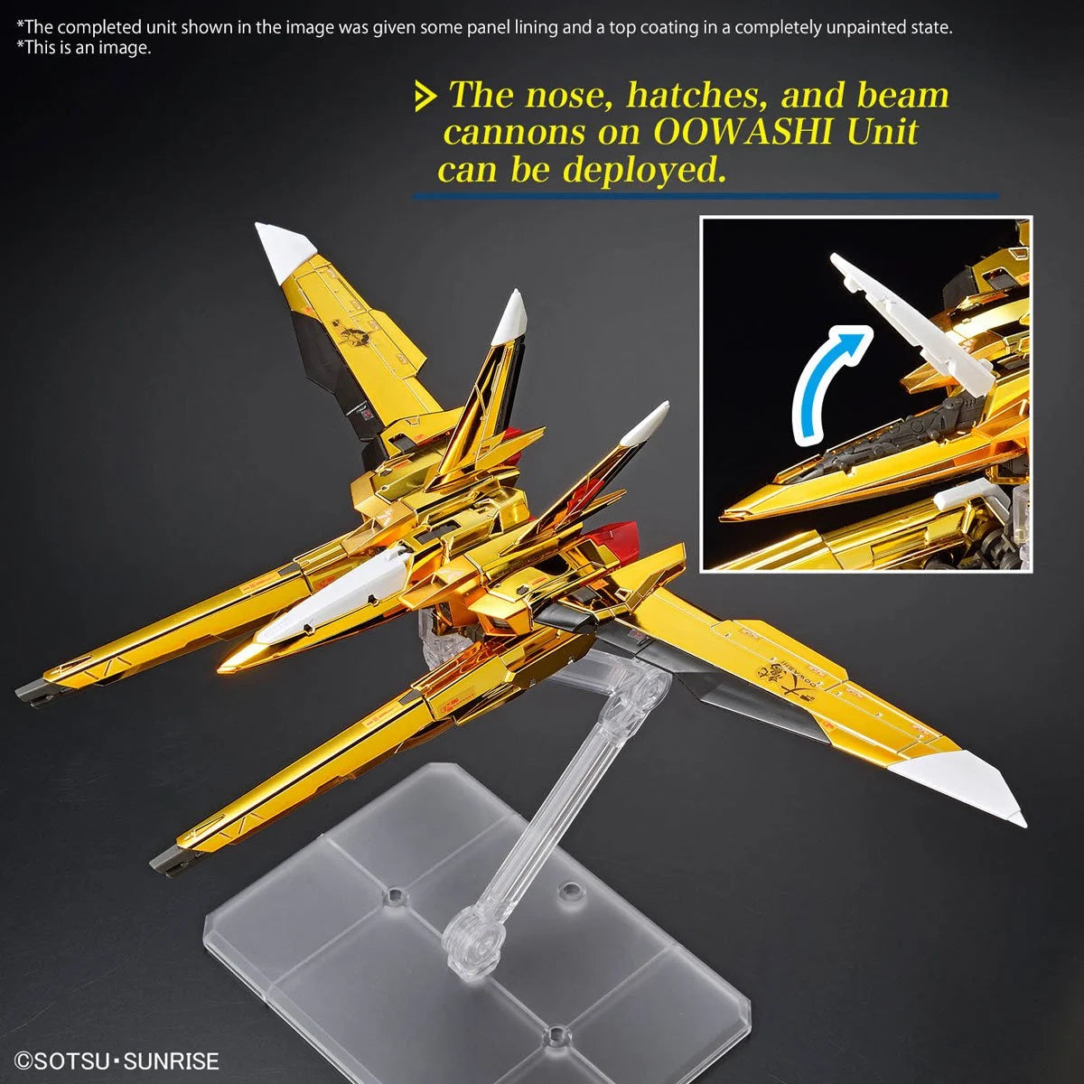 Mobile Suit Gundam Seed Destiny Akatsuki Gundam Oowashi Unit Real Grade 1:144 Scale Model Kit