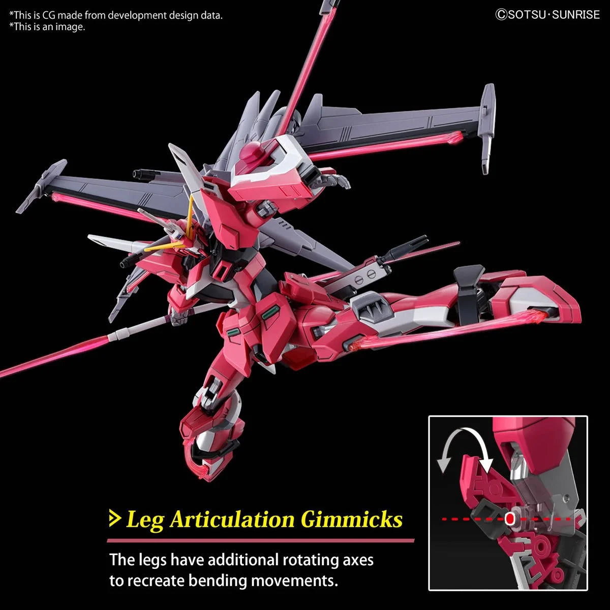 Mobile Suit Gundam Seed Freedom Infinite Justice Gundam Type II High Grade 1:144 Scale Model Kit