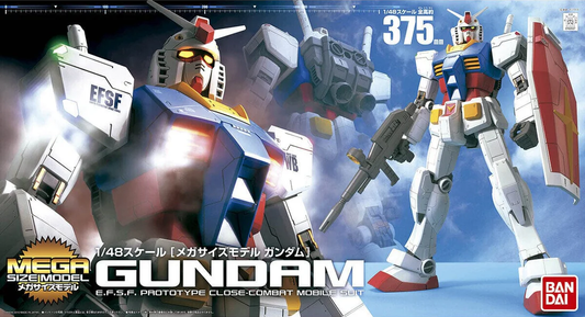 Mobile Suit Gundam RX-78-2 Gundam Mega Size 1:48 Scale Model Kit