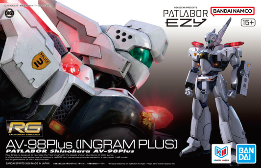 Patlabor AV-98Plus Ingram (Ingram Plus) Real Grade 1:48 Scale Model Kit