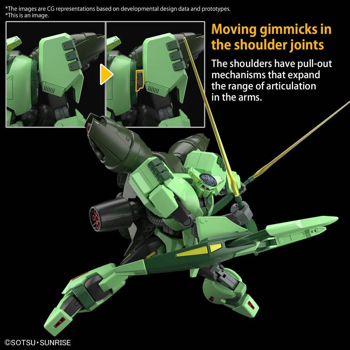 Mobile Suit Zeta Gundam Bolinoak-Sammahn High Grade 1:144 Scale Model Kit