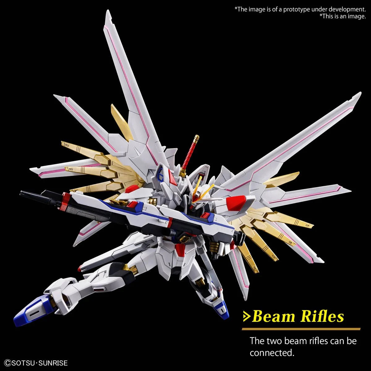Mobile Suit Gundam Seed Freedom Mighty Strike Freedom Gundam High Grade 1:144 Scale Model Kit