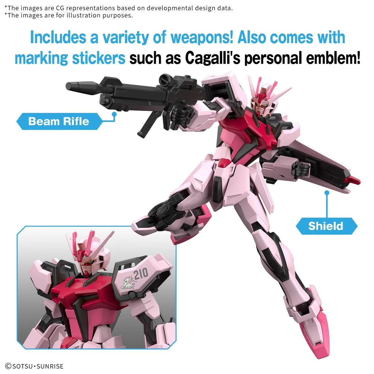 Mobile Suit Gundam Seed Strike Rouge Entry Grade 1:144 Scale Model Kit