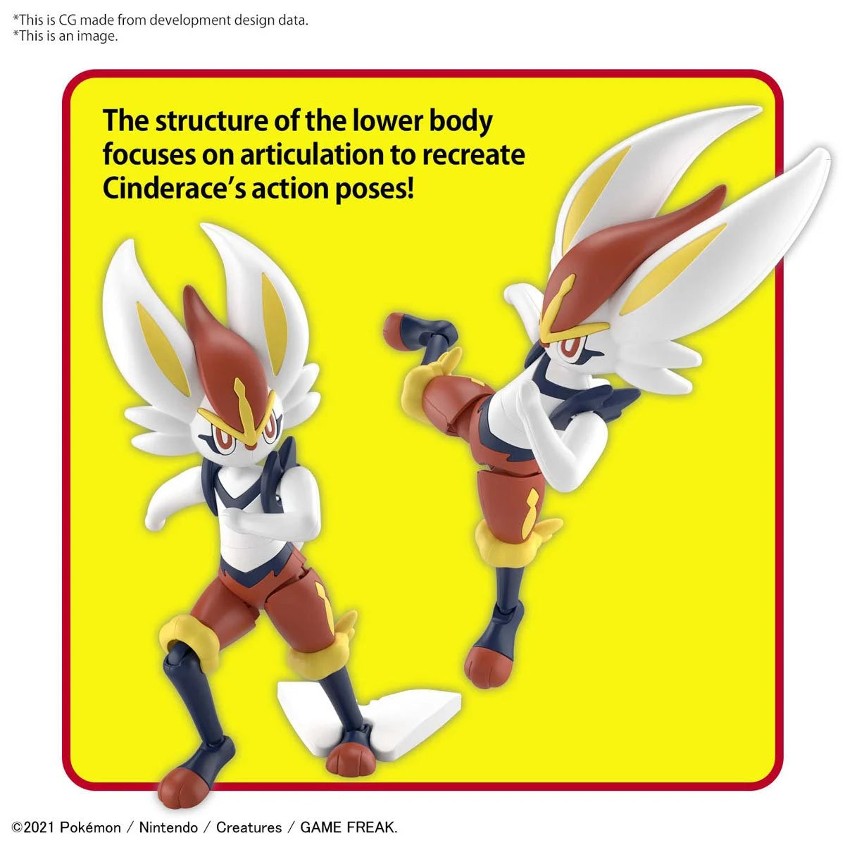 Pokemon Cinderace Model Kit
