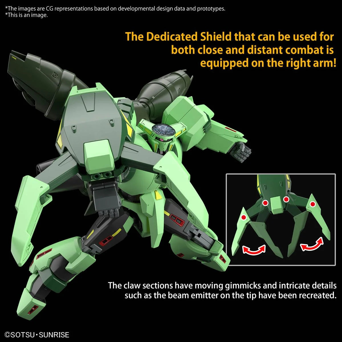 Mobile Suit Zeta Gundam Bolinoak-Sammahn High Grade 1:144 Scale Model Kit