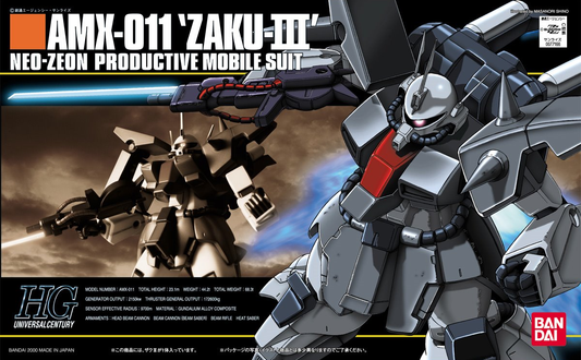 Mobile Suit Zeta Gundam Zaku-III High Grade 1:144 Scale Model Kit