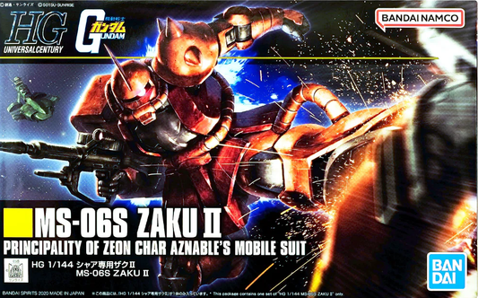 Mobile Suit Gundam MS-06S Char's Zaku II High Grade 1:144 Scale Model Kit