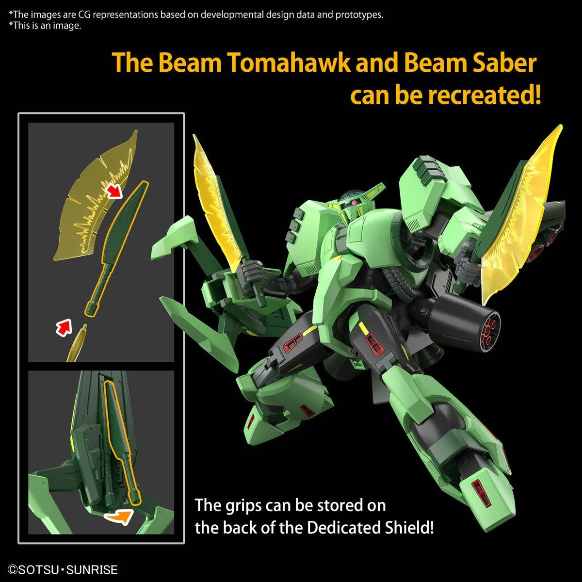 Mobile Suit Zeta Gundam Bolinoak-Sammahn High Grade 1:144 Scale Model Kit