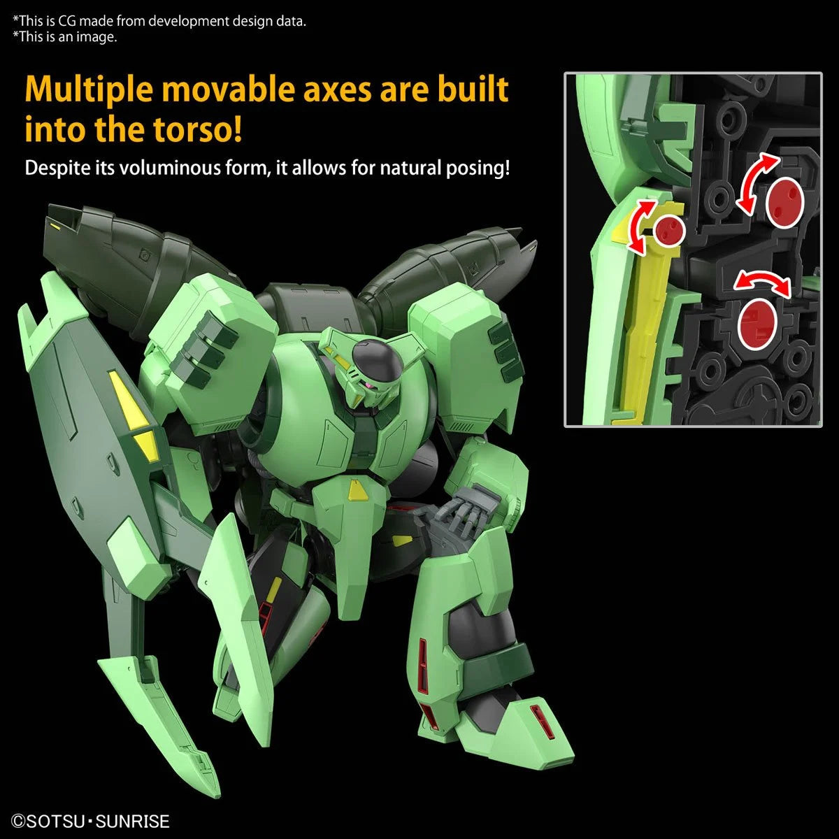 Mobile Suit Zeta Gundam Bolinoak-Sammahn High Grade 1:144 Scale Model Kit
