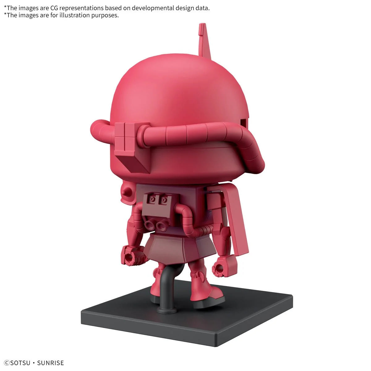 Mobile Suit Gundam CharZaku-kun DX Set with Runner Version Recreation Parts 1:1 Scale Model Kit