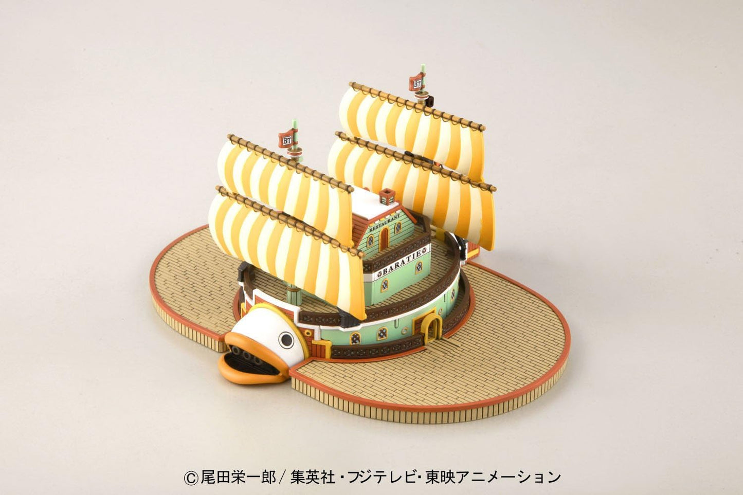 One Piece Baratie Model Ship Grand Ship Collection Model Kit