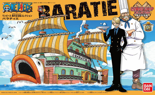 One Piece Baratie Model Ship Grand Ship Collection Model Kit