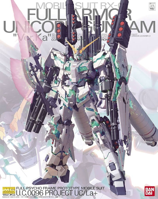 Mobile Suit Gundam Unicorn Full Armor Unicorn Gundam Ver. Ka Master Grade 1:100 Scale Model Kit