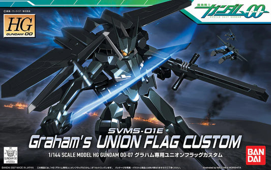 Mobile Suit Gundam 00 Gundam Union Flag (Graham Custom) High Grade 1:144 Scale Model Kit