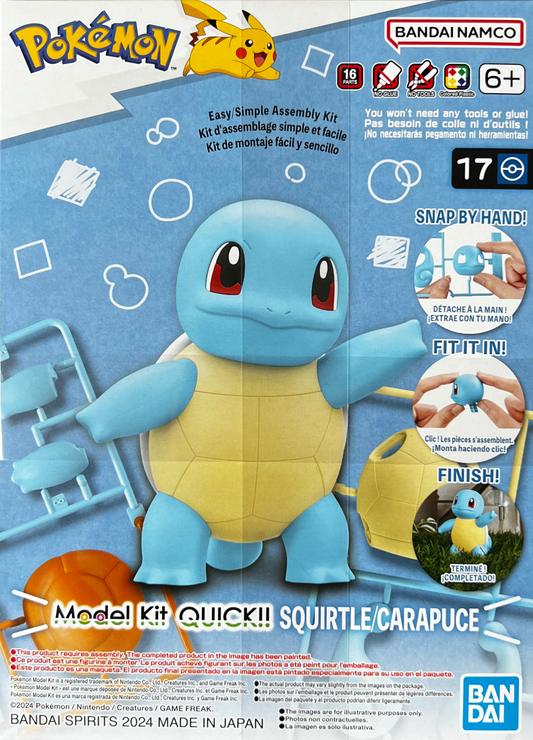 Pokemon Squirtle Quick Model Kit