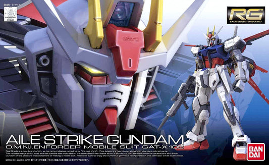 Mobile Suit Gundam Seed Aile Strike Gundam Real Grade 1:144 Scale Model Kit