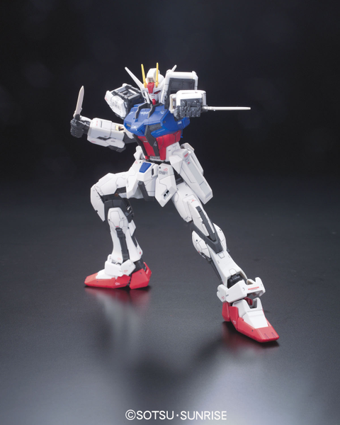 Mobile Suit Gundam Seed Aile Strike Gundam Real Grade 1:144 Scale Model Kit