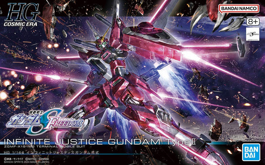 Mobile Suit Gundam Seed Freedom Infinite Justice Gundam Type II High Grade 1:144 Scale Model Kit