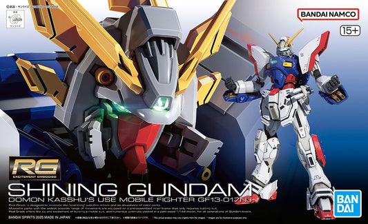 Mobile Fighter G Gundam Shining Gundam Real Grade 1:144 Scale Model Kit