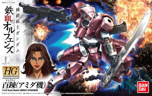 Mobile Suit Gundam: Iron-Blooded Orphans Amida's Hyakuren High Grade 1:144 Scale Model Kit