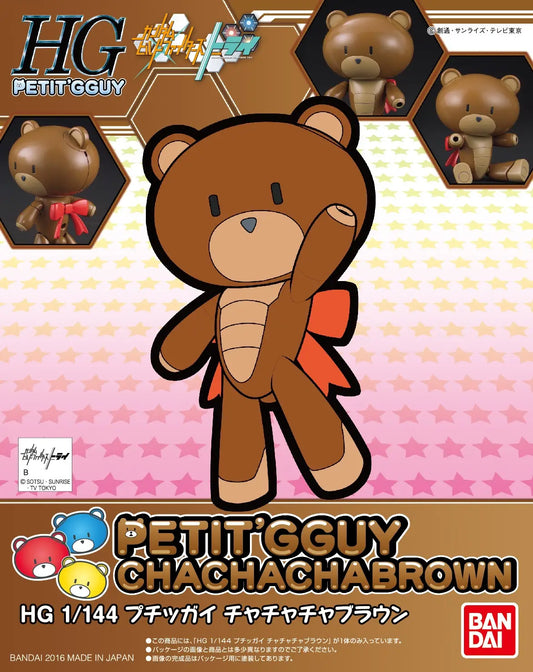 Gundam Build Fighters Try High Grade Petit'gguy Cha Cha Brown Model Kit