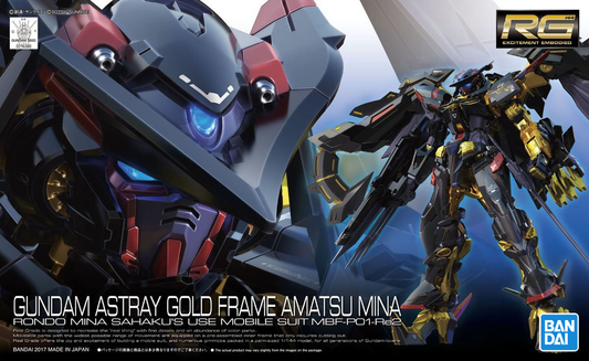 Gundam Seed Astray Gold Frame Amatsu Mina Real Grade 1:144 Scale Model Kit