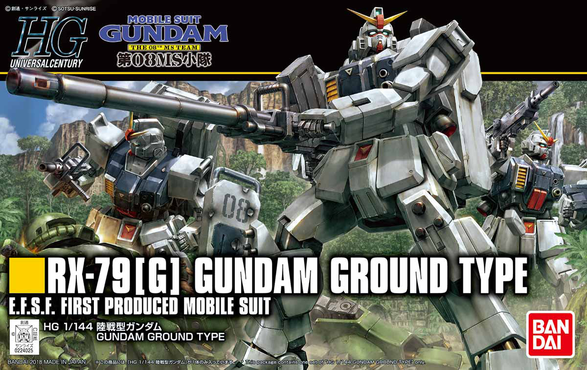 Mobile Suit Gundam The 08th MS Team RX-79(G) Ground Gundam Type High Grade 1:144 Scale Model Kit