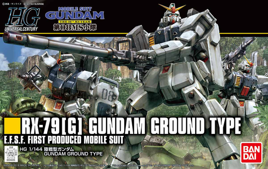 Mobile Suit Gundam The 08th MS Team RX-79(G) Ground Gundam Type High Grade 1:144 Scale Model Kit