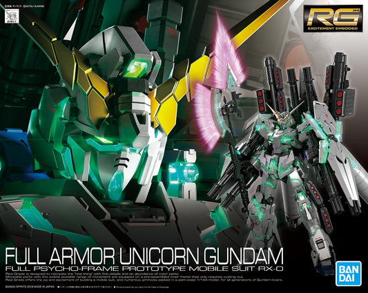 Mobile Suit Gundam Unicorn Full Armor Gundam Unicorn Real Grade 1:144 Scale Model Kit