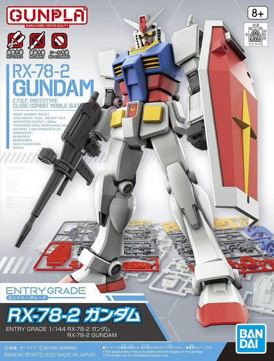 Mobile Suit Gundam RX-78-2 Gundam Entry Grade 1:144 Scale Model Kit