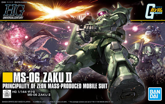 Mobile Suit Gundam MS-06 Zaku II (Revive) High Grade 1:144 Scale Model Kit