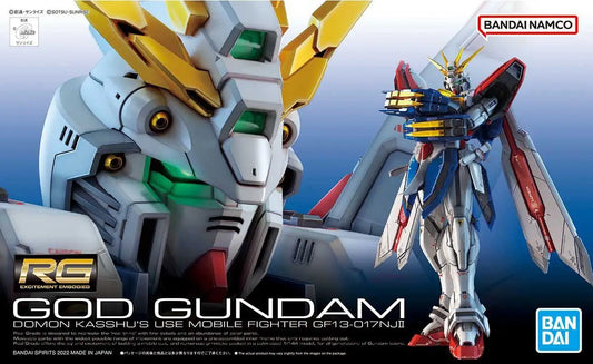 Mobile Fighter G Gundam God Gundam Real Grade 1:144 Scale Model Kit
