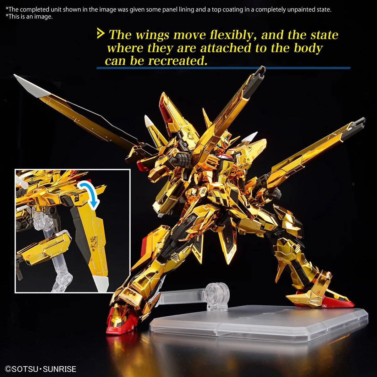 Mobile Suit Gundam Seed Destiny Akatsuki Gundam Oowashi Unit Real Grade 1:144 Scale Model Kit
