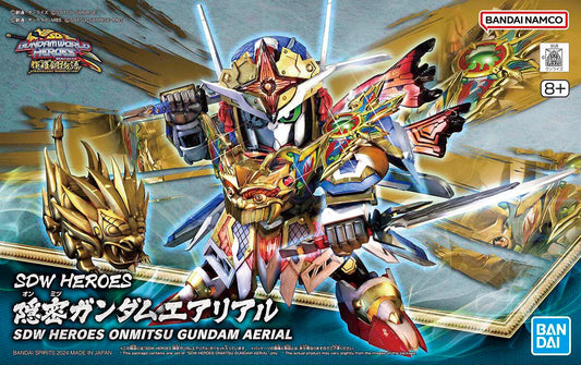 SD Gundam World Heroes Onmitsu Gundam Aerial Model Kit