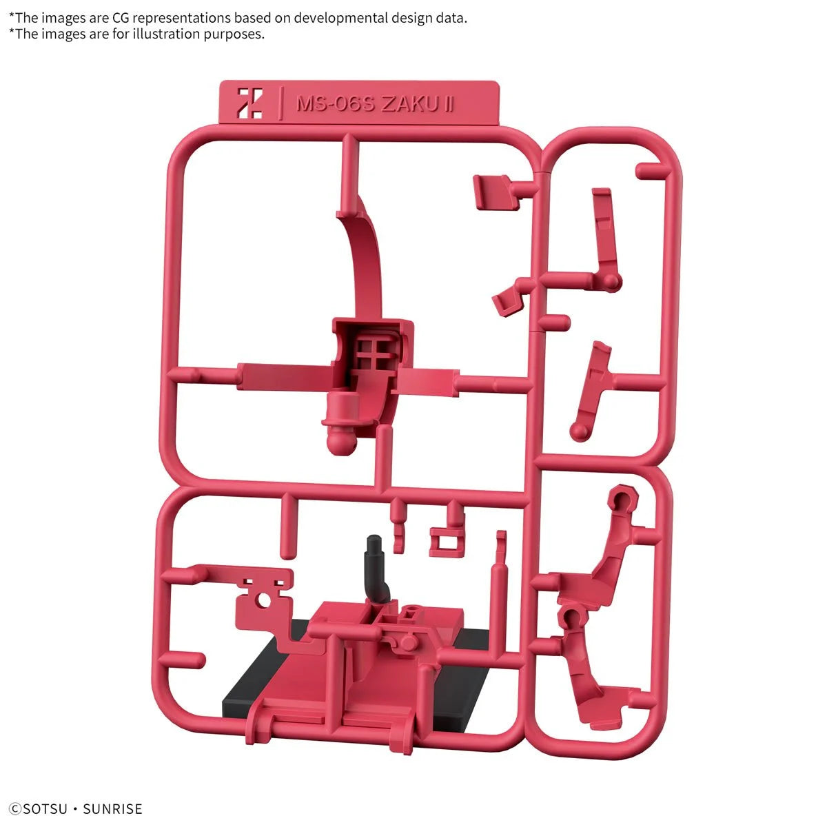 Mobile Suit Gundam CharZaku-kun DX Set with Runner Version Recreation Parts 1:1 Scale Model Kit
