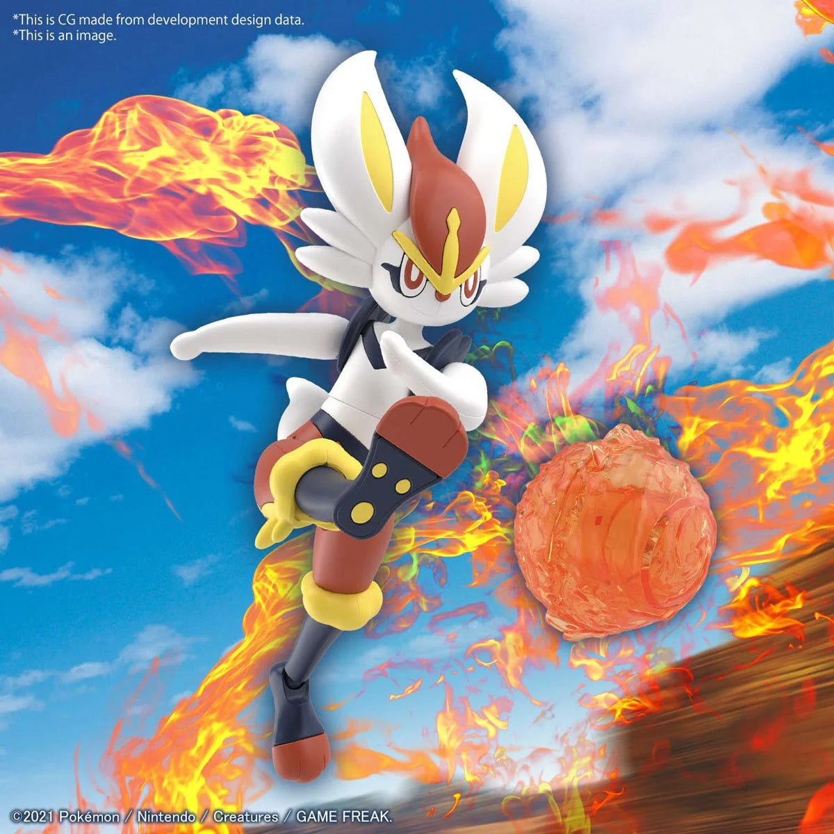 Pokemon Cinderace Model Kit