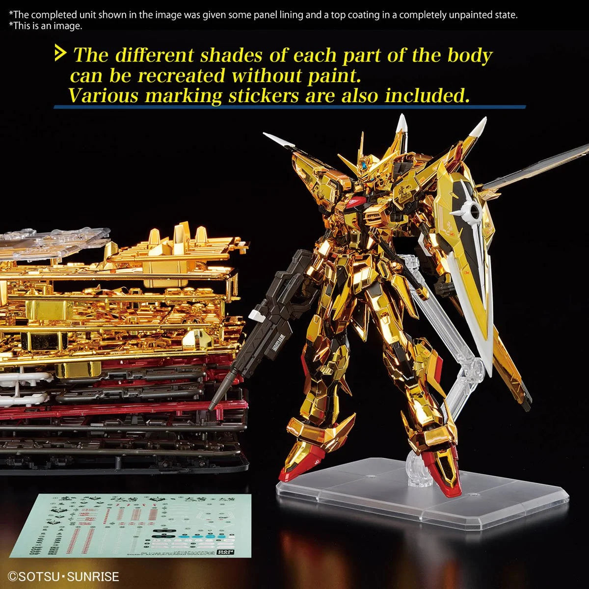 Mobile Suit Gundam Seed Destiny Akatsuki Gundam Oowashi Unit Real Grade 1:144 Scale Model Kit