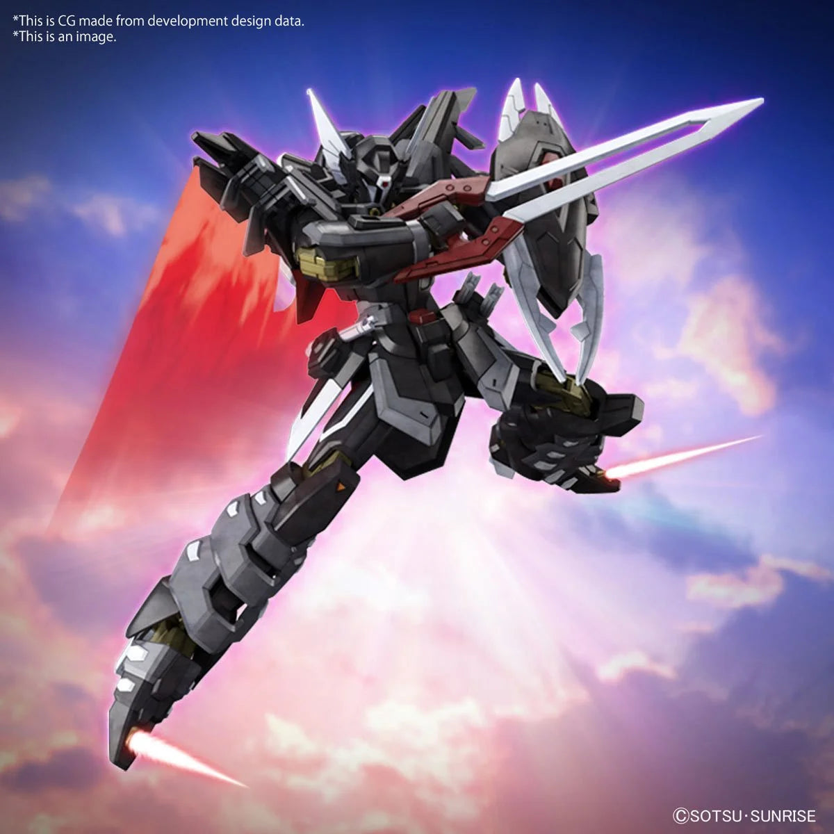 Mobile Suit Gundam Seed Freedom Black Knight Squad Shi-ve.A High Grade 1:144 Scale Model Kit