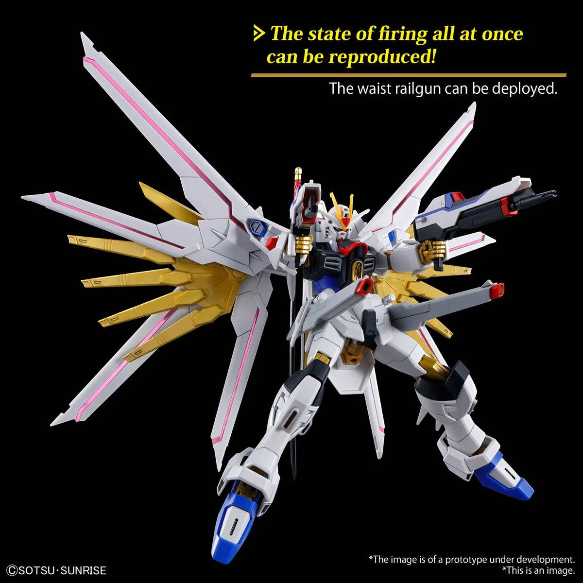 Mobile Suit Gundam Seed Freedom Mighty Strike Freedom Gundam High Grade 1:144 Scale Model Kit