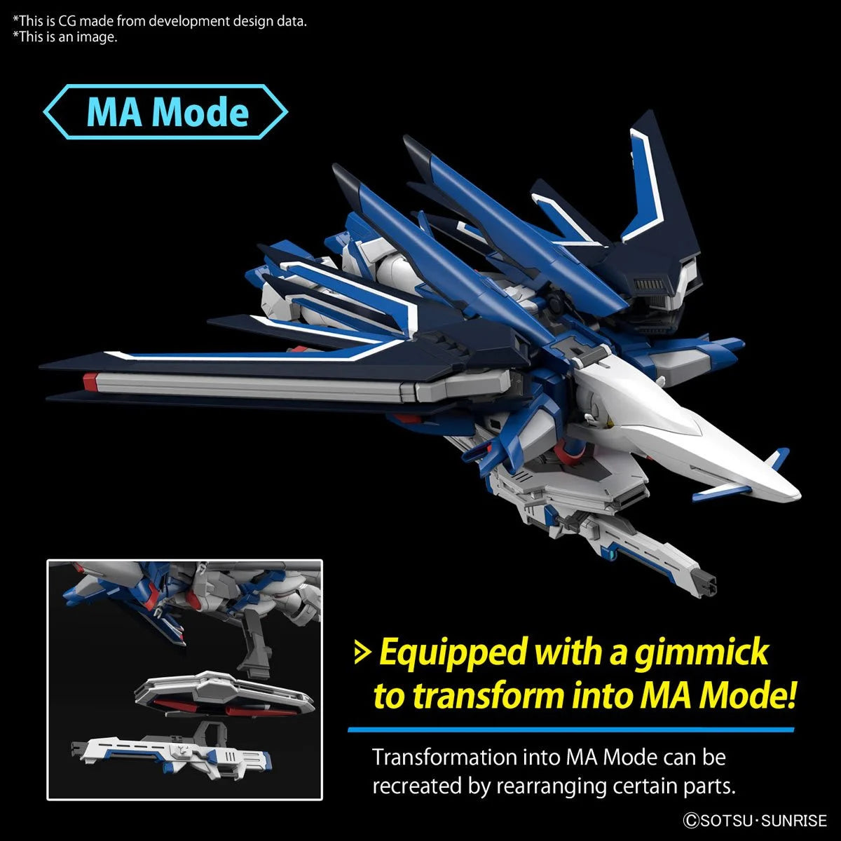Mobile Suit Gundam Seed Freedom Rising Freedom Gundam High Grade 1:144 Scale Model Kit