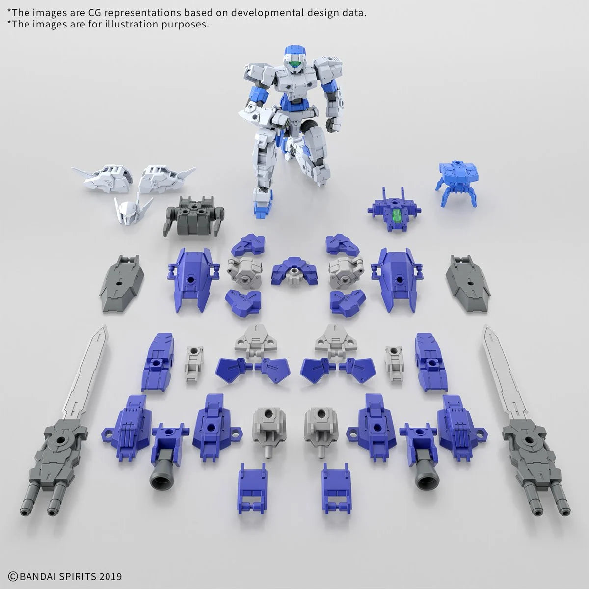 30 Minutes Missions eEXM-17FA Full Armor Alto 1:144 Scale Model Kit