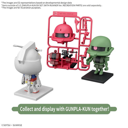 Mobile Suit Gundam Zakupla-kun DX Set with Runner Version Recreation Parts 1:1 Scale Model Kit