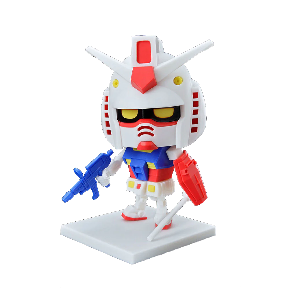 Mobile Suit Gundam Gunpla-kun DX Set with Runner Version Recreation Parts 1:1 Scale Model Kit