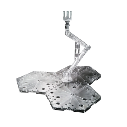 Action Base 4 Clear 1:100 Scale Gundam Model Kit Display Stand