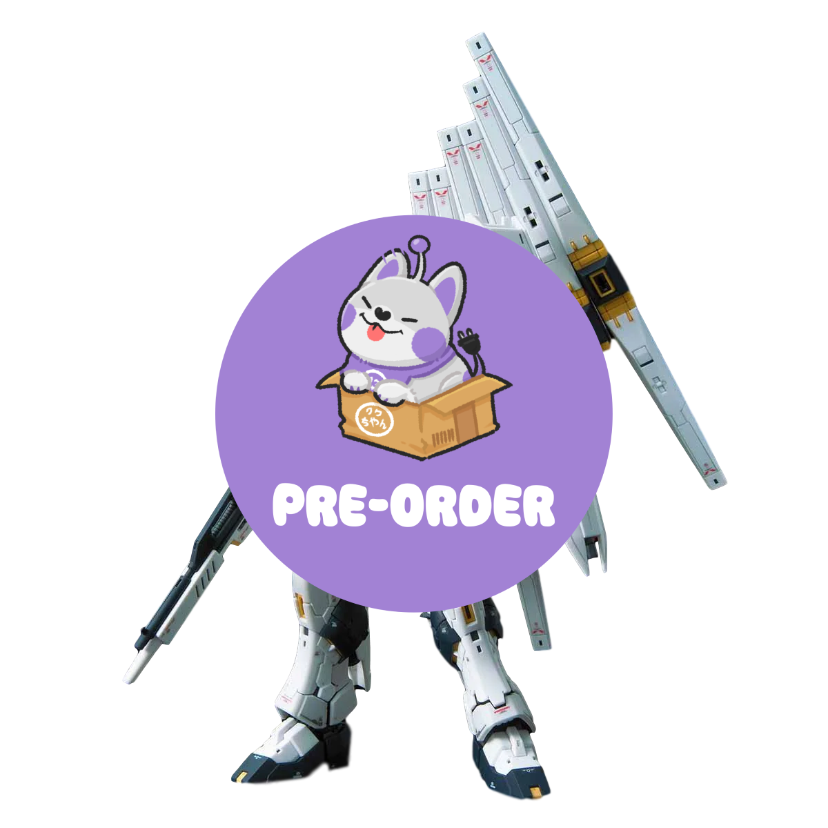 [PRE-ORDER] Mobile Suit Gundam Char's Counterattack Nu Gundam Real Grade 1:144 Scale Model Kit