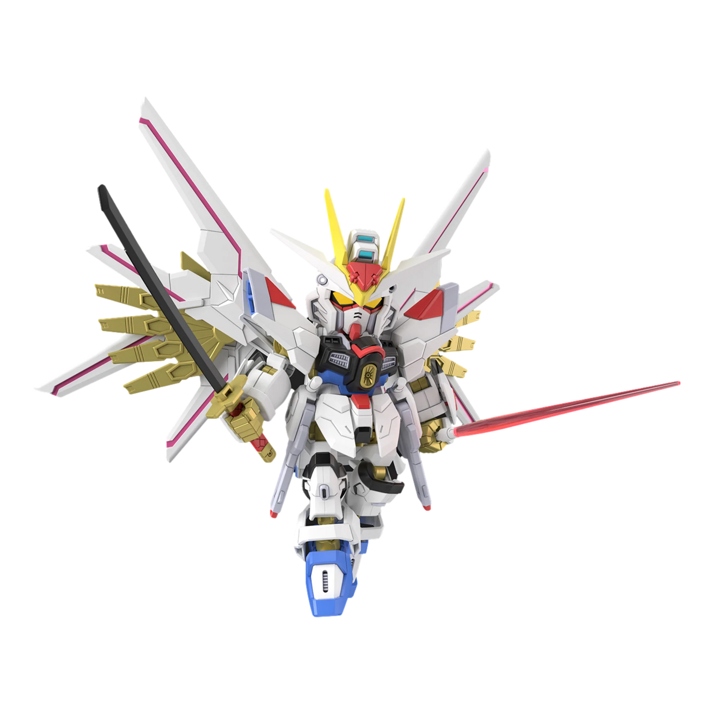 Mobile Suit Gundam SEED Freedom Mighty Strike Freedom Gundam SD Gundam Cross Silhouette Model Kit