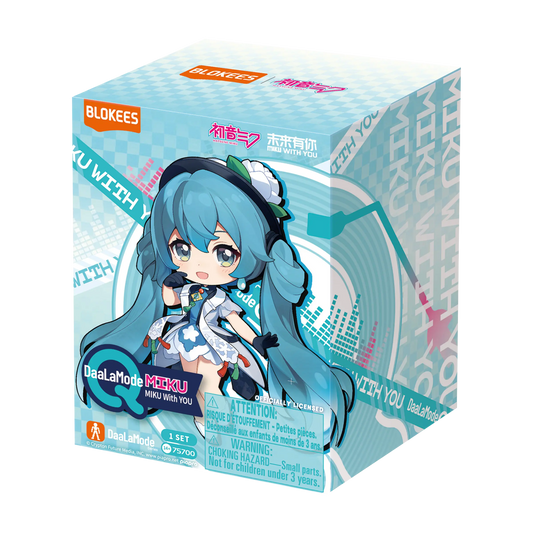 Blokees Hatsune Miku DaaLaMode Q Series - MIKU WITH YOU Model Kit [1 FIGURE]