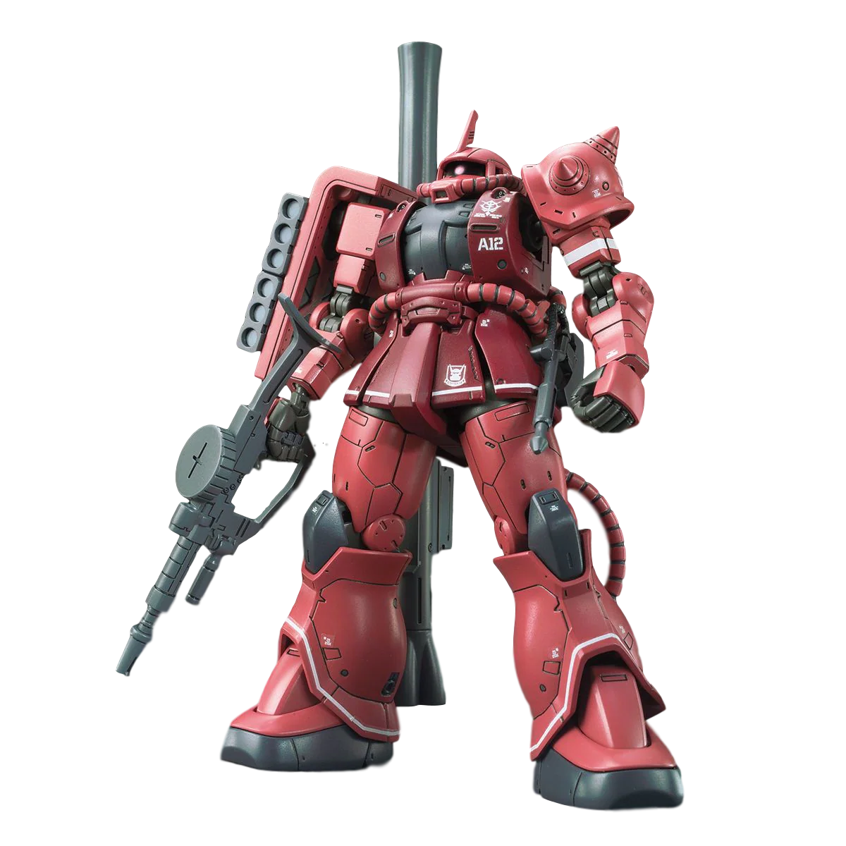 [DAMAGED BOX A1] Mobile Suit Gundam: The Origin Char's MS-06S Zaku II Red Comet Version High Grade 1:144 Scale Model Kit