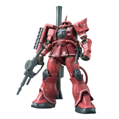 [DAMAGED BOX A1] Mobile Suit Gundam: The Origin Char's MS-06S Zaku II Red Comet Version High Grade 1:144 Scale Model Kit
