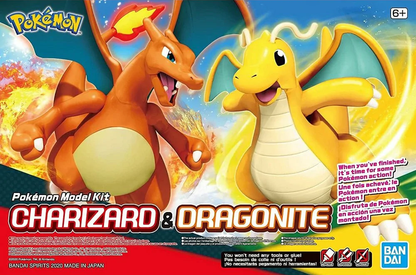 Pokemon Charizard and Dragonite Model Kit